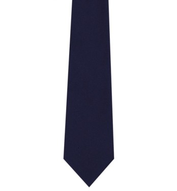 Cravatta Rasata Classica Pala larga Tinta Unita Blu