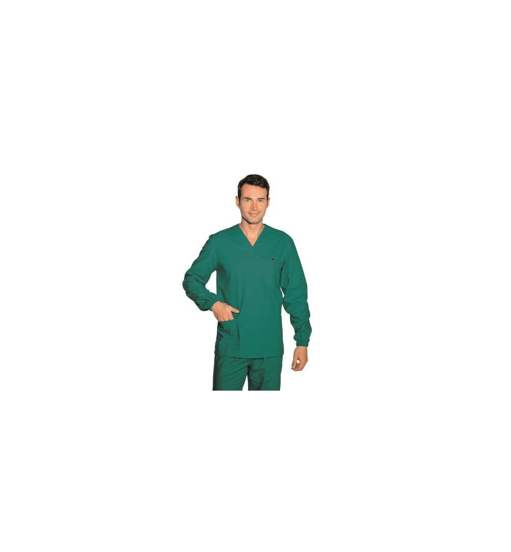 Completo Casacca + Pantalone Verde Chirurgico Per Infermiere E Dentista