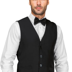 Gilet sfoderato nero unisex