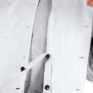 nastro bianco in cotone per bottoni casacche chef