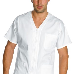 MILANO - Casacca bianca uomo cotone 100%