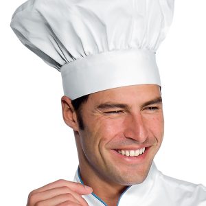 Cappello da cuoco classico 100% Cotone regolabile con velcro, disponibile in diverse cololazioni