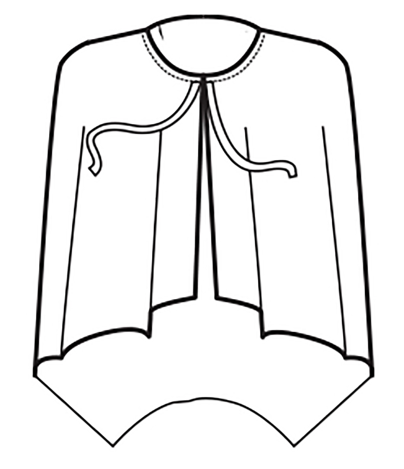 Mantellina per parucchiere nero, tessuto antimacchia Super Dry