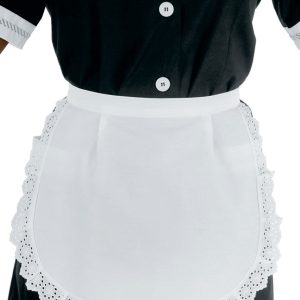083200 - Grembiule a vita con bordatura in pizzo