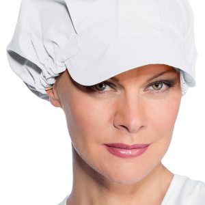 S. BITTER - Cuffia bianca da donna per alimentari