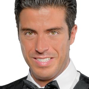 Papillon damascato nero