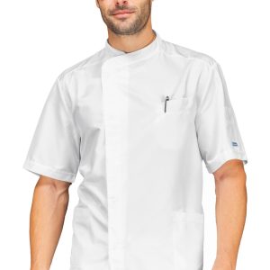 PHILADELPHIA - Casacca bianca da uomo medicale mezza manica