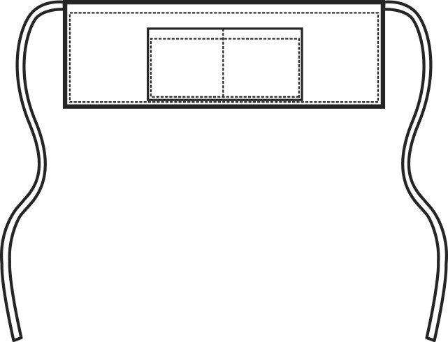 LIVINGSTON - Grembiule a vita corto a fascia con porta oggetti - immagine 3