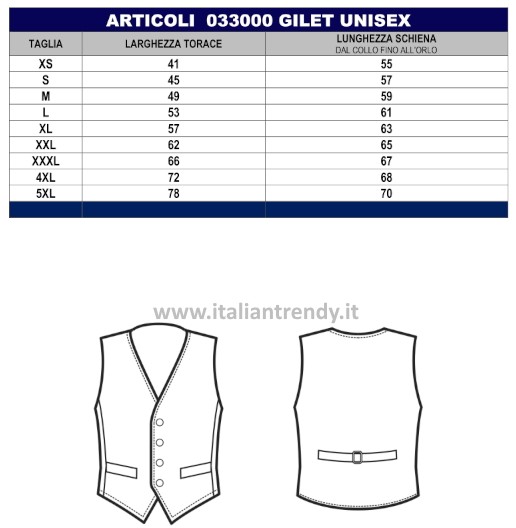 Gilet unisex gessato - immagine 8