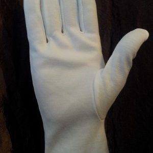 103000 - Guanti bianchi in cotone,  settore alberghiero, ristorazione e servizio in sala.