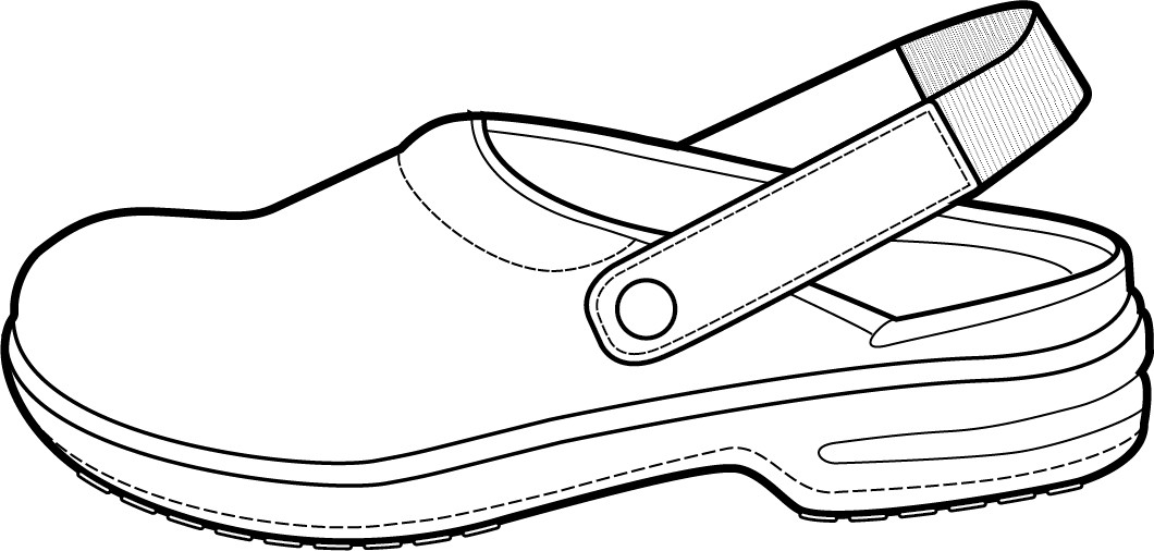 Zoccoli bianchi antiscivolo con puntale in acciaio - CE EN 345-1 S1 - immagine 14