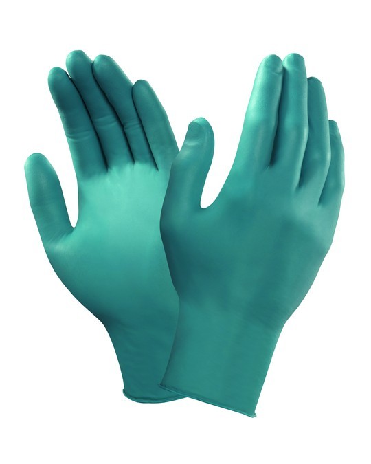 Guanti In Nitrile Per Alimenti e per il Settore Chimico Confezione da 100 pezzi