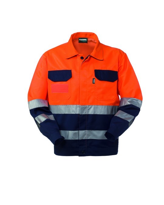 A10130 - Giubbino bicolore Hi-Vis, cotone sulla pelle - immagine 3