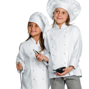 BABYCHEF - Giacca cuoco per bambini doppio petto