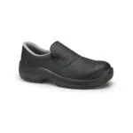 Mocassino professionale per cucina cuoco antiscivolo certificato senza lacci con punta rinforzata disponibile in bianco e nero