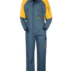 NOTTINGHAM - Tuta da lavoro grigia e gialla