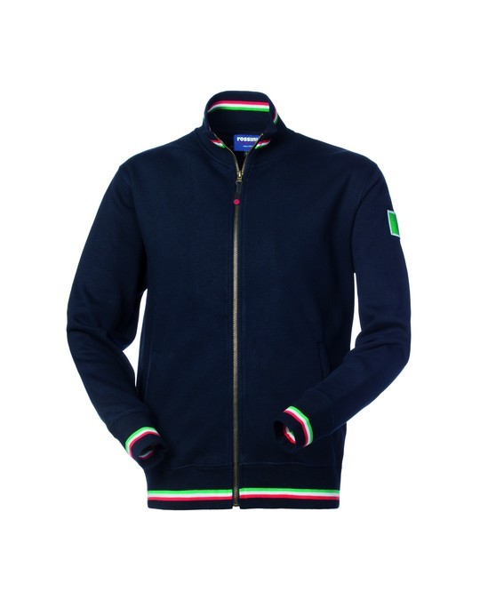NEW NARVIK - Felpa con collo alto e zip - bordi tricolore - immagine 4