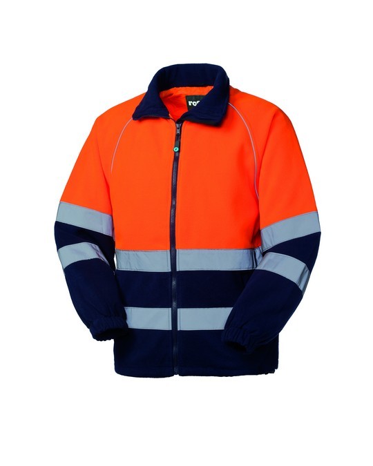 NORBERG - Pile invernale Hi-Vis con catarifrangente Arancio o Giallo CE 2 - immagine 6