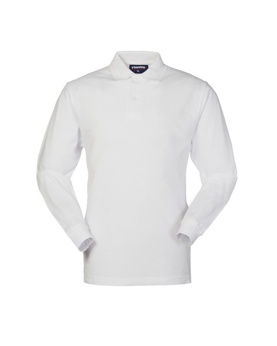 TIGER - Polo uomo manica lunga in piquet di cotone in più colori - immagine 10