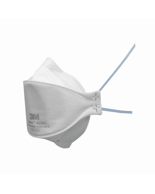 AURA 9320+ - Mascherina 3M FFP2 conf. da 20 Pz CEEN 149:2001 + A1:2009 FFP2 NR D