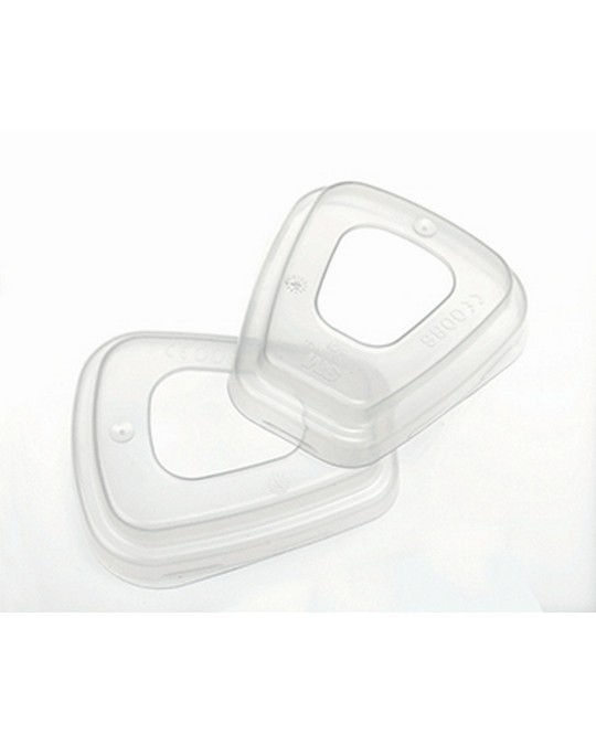 501 - Ghiera da utilizzare con i filtri antipolvere R650 (5911), R651 (5925), R652 (5935) e con i filtri antigas R637 (6057) e R638 (6059). 2Pz