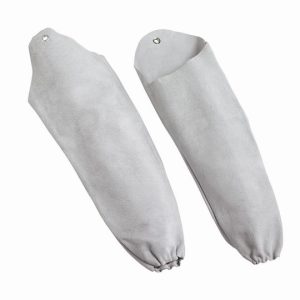 Manicotti ignifughi per saldatore in pelle e crosta, cm. 60 - CE II categoria