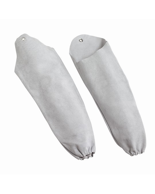 Manicotti ignifughi per saldatore in pelle e crosta, cm. 60 - CE II categoria