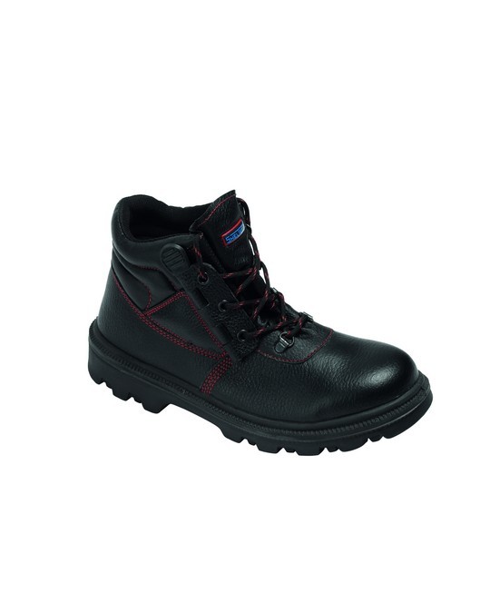 TRIM - Scarponcino in pelle fiore con puntale in acciaio CE: EN ISO 20345:2011