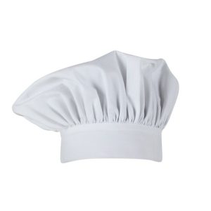 Cappello  cucina in cotone bianco