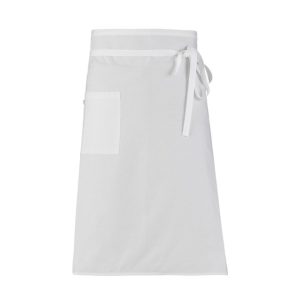 MATERA - Grembiule a vita bianco cm. 75×105