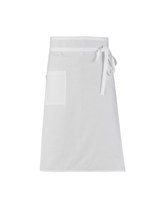MATERA - Grembiule a vita bianco cm. 75×105