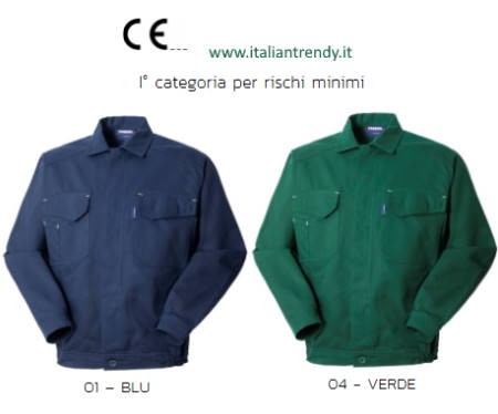 BREMBOPLUS - Giubbotto uomo da lavoro blu o verde