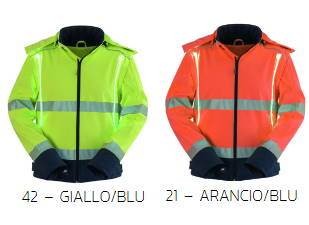 FLASH UP - Giubbotto con luci LED Osram integrata ad alta visibilità