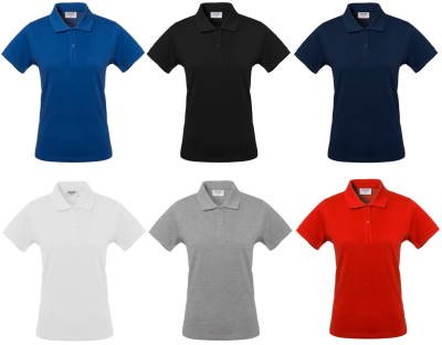 Polo a Maniche Corte Donna Extra Slim in Cotone Per Divise