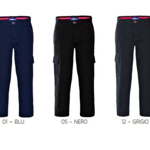 NEBRASKA - Pantalone invernale pesante con tasche gr. 330