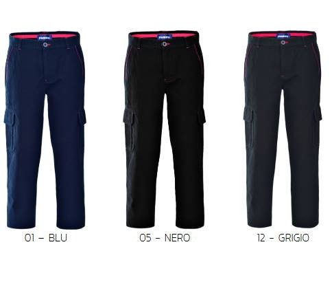 NEBRASKA - Pantalone invernale pesante con tasche gr. 330