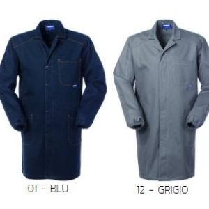 SERIOPLUS+ - Camice robusto  uomo per tecnico o officina blu o grigio