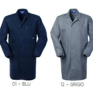 SERIOPLUS+ - Camice robusto uomo per tecnico o officina blu o grigio