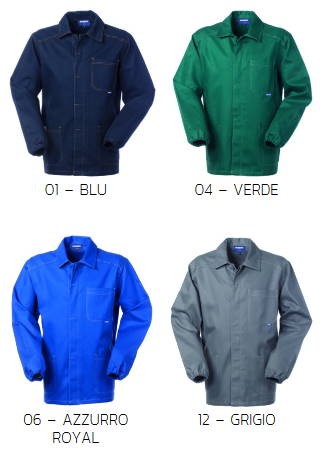 SERIOPLUS+ - Giacca uomo da lavoro per tecnico o officina - più colori