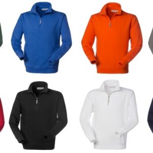 PERTH - Felpa invernale con zip corta - vari colori