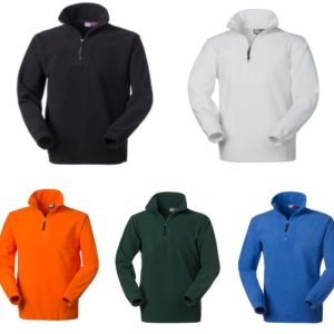 OSAKA - Pile con mezza zip e collo alto, disponibile in più colori