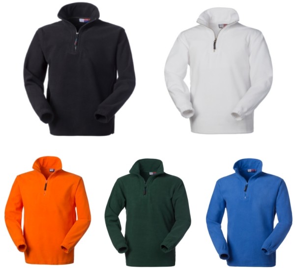 OSAKA - Pile con mezza zip e collo alto, disponibile in più colori