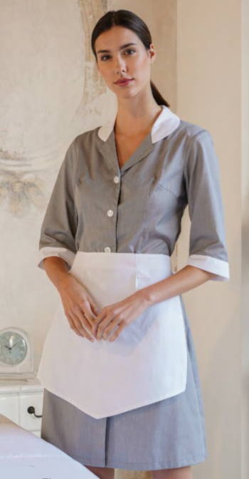 ORTENSIA - Camice Lungo per servizio in più colori - immagine 2