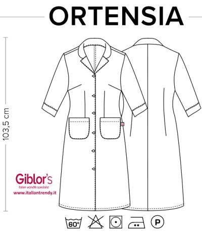ORTENSIA - Camice Lungo per servizio in più colori - immagine 7