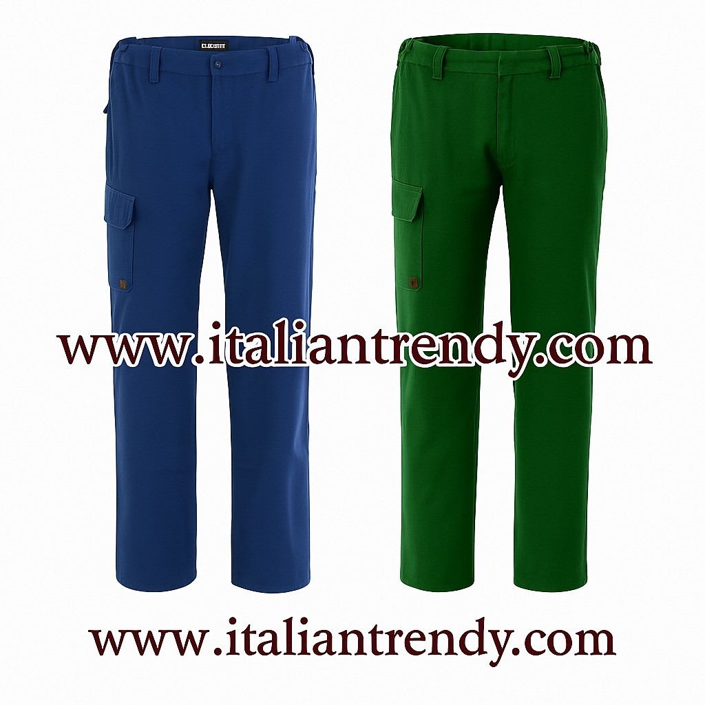 FLAMMATEX - Pantalone cotone Ignifugo Per Saldatore CE II