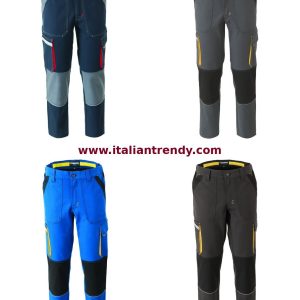 ULTRAFLEX - Pantalone da lavoro 4 stagioni con tasche laterali