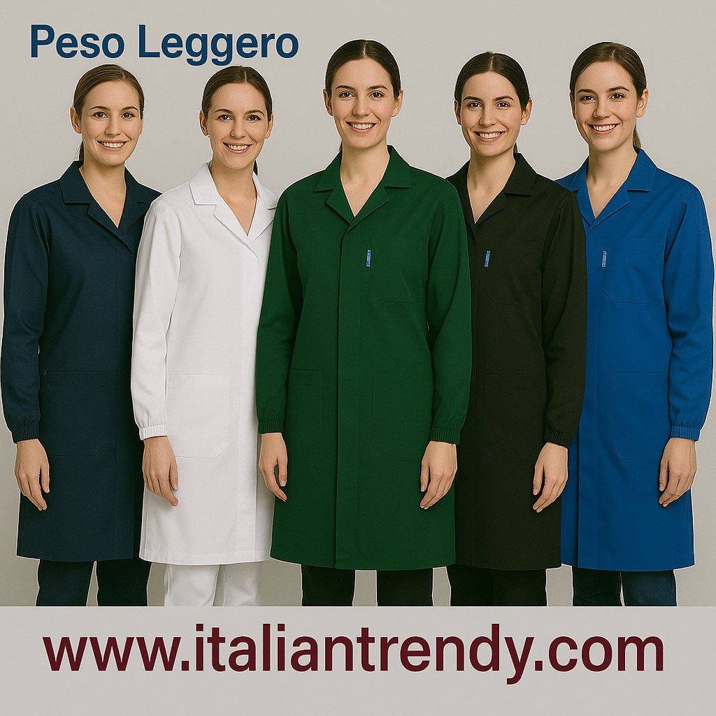 POLIBREMBO - Camice donna in 5 colorii