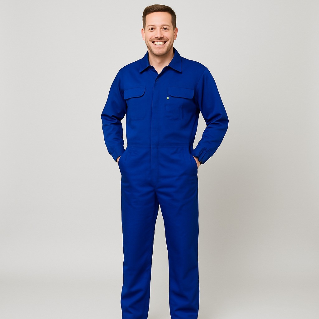 2ACTIVE - Tuta da lavoroblu Negastat antiacido antistatico Hydrofoil