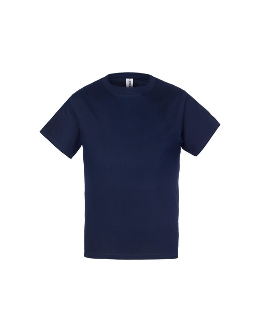 T-Shirt Bambino in 100% Cotone Girocollo a Maniche Corte, Vari Colori, Taglie da 4 a 12 anni - immagine 3