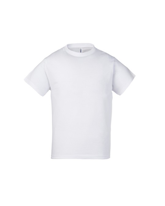 T-Shirt Bambino in 100% Cotone Girocollo a Maniche Corte, Vari Colori, Taglie da 4 a 12 anni - immagine 7